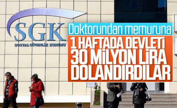 Tekirdağ'da SGK'yı dolandıran 31 kişi tutuklandı